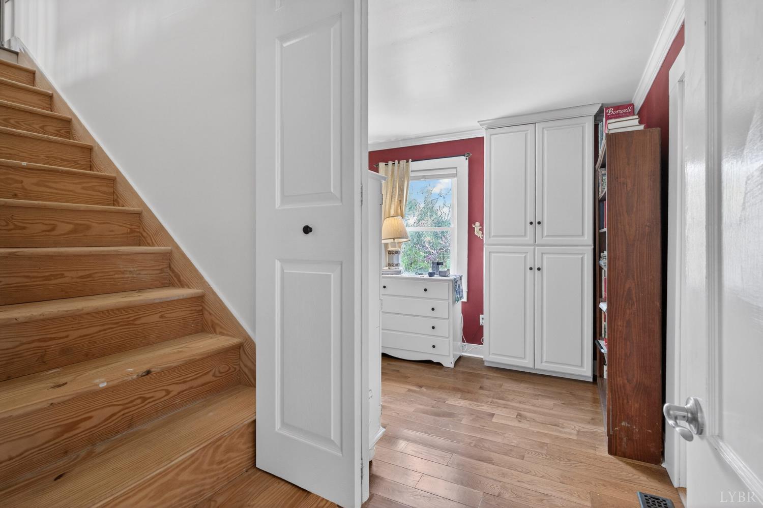 3805 Whipping Creek Road Gladys, VA 24554 - Photo 18 of 96 a view of entryway with wooden floor and stairs