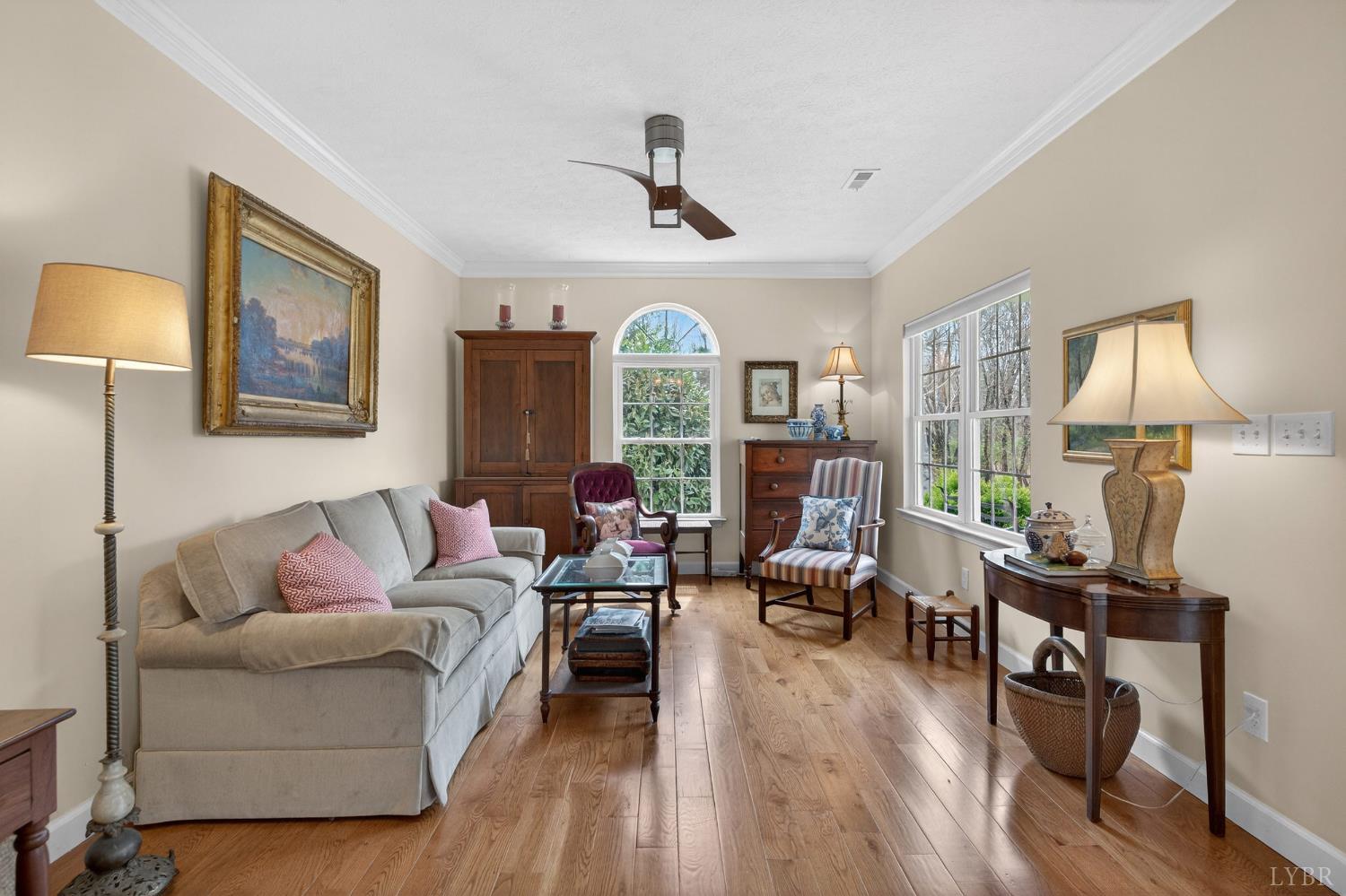3805 Whipping Creek Road Gladys, VA 24554 - Photo 36 of 96 a living room with furniture fireplace and a large window