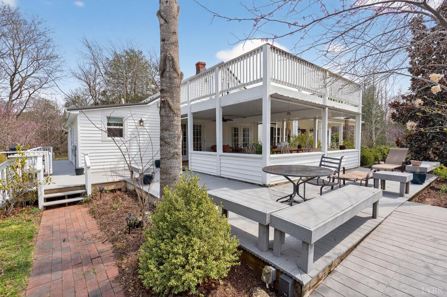3805 Whipping Creek Road Gladys, VA 24554 - Photo 46 of 96 a view of a house with backyard and sitting area