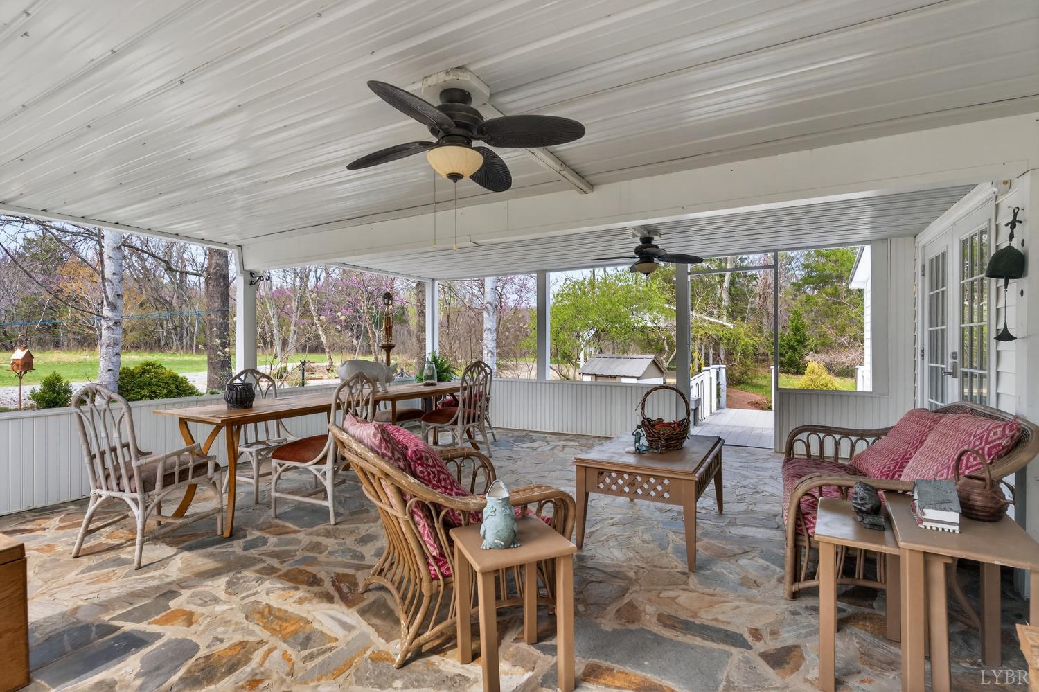 3805 Whipping Creek Road Gladys, VA 24554 - Photo 53 of 96 a view of a dining room with furniture window and outside view