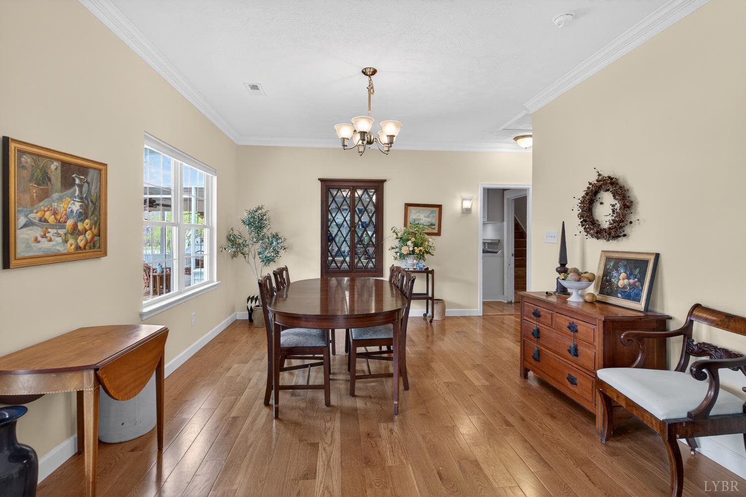 3805 Whipping Creek Road Gladys, VA 24554 - Photo 8 of 96 a view of a dining room with furniture window and wooden floor