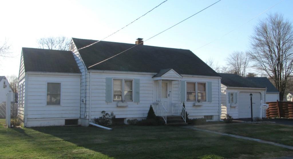 a front view of house with yard