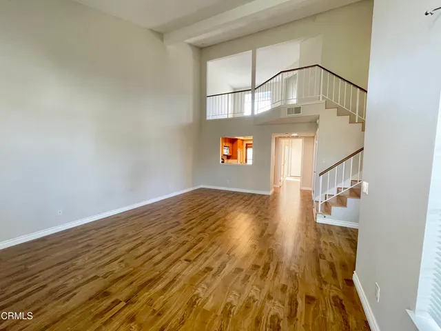 a view of wooden floor in a room