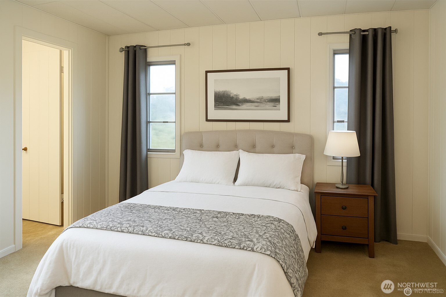 410 Totem Pole Road Manson, WA 98831 - Photo 15 of 27 a bedroom with a bed and a window