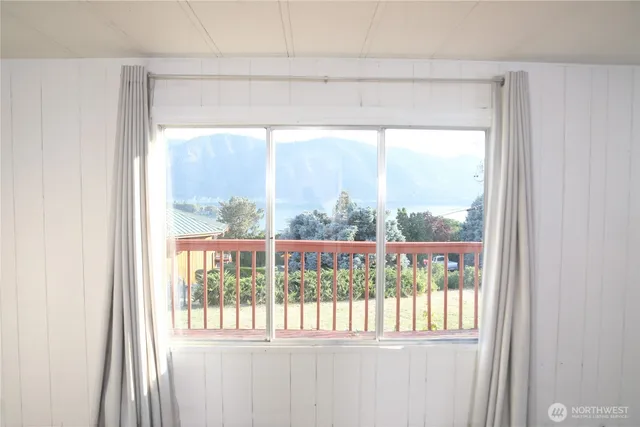 a view of a large window