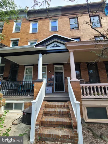 a front view of a house with entryway
