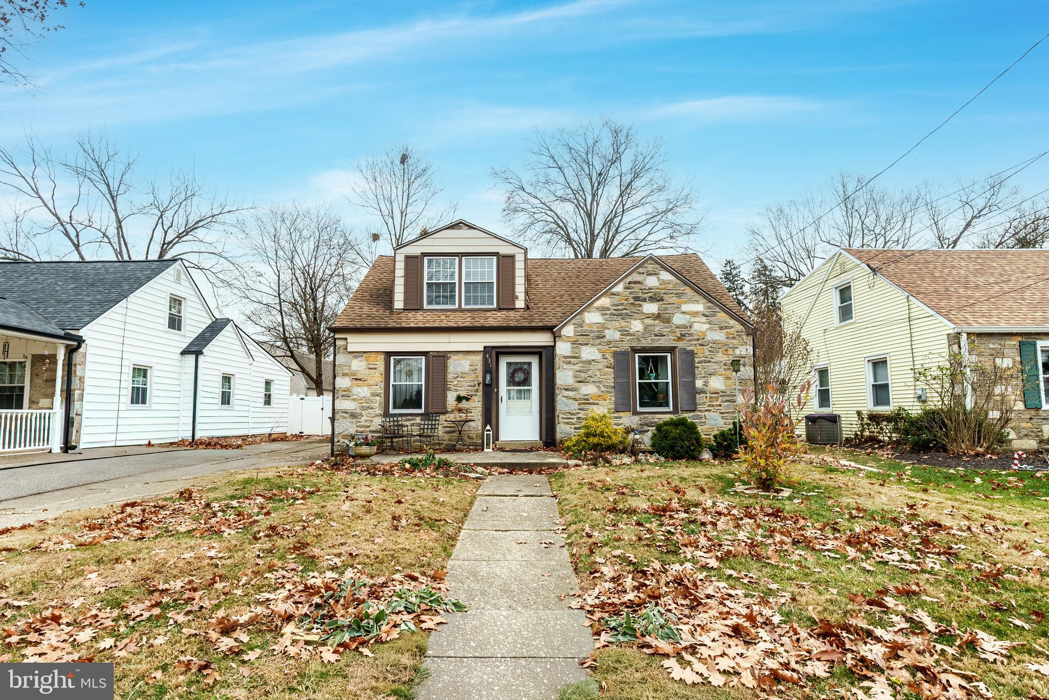 431 Central Avenue Glenside, PA 19038 - Photo 2 of 15 a front view of a house with a yard