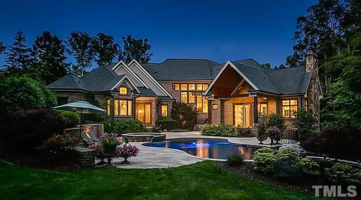6009 Over Hadden Court Raleigh, NC 27614 - Photo 3 of 54 2017-New Resort style saltwater pool, spa, outdoor stainless steel Viking appliances, stone waterfall & much more!