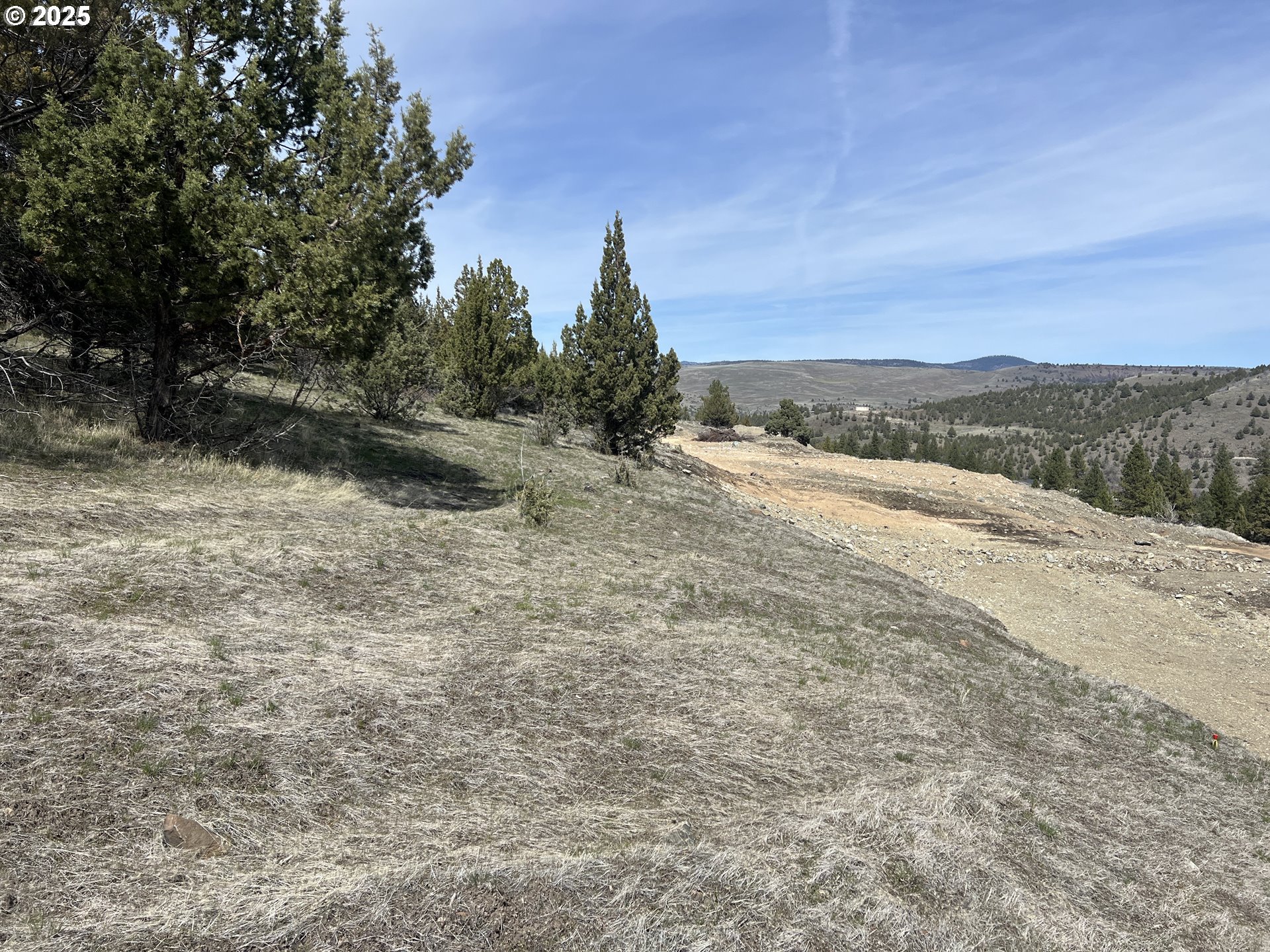 Blue Gulch Road John Day, OR 97845 - Photo 24 of 44 a view of a dry yard with mountains in the background