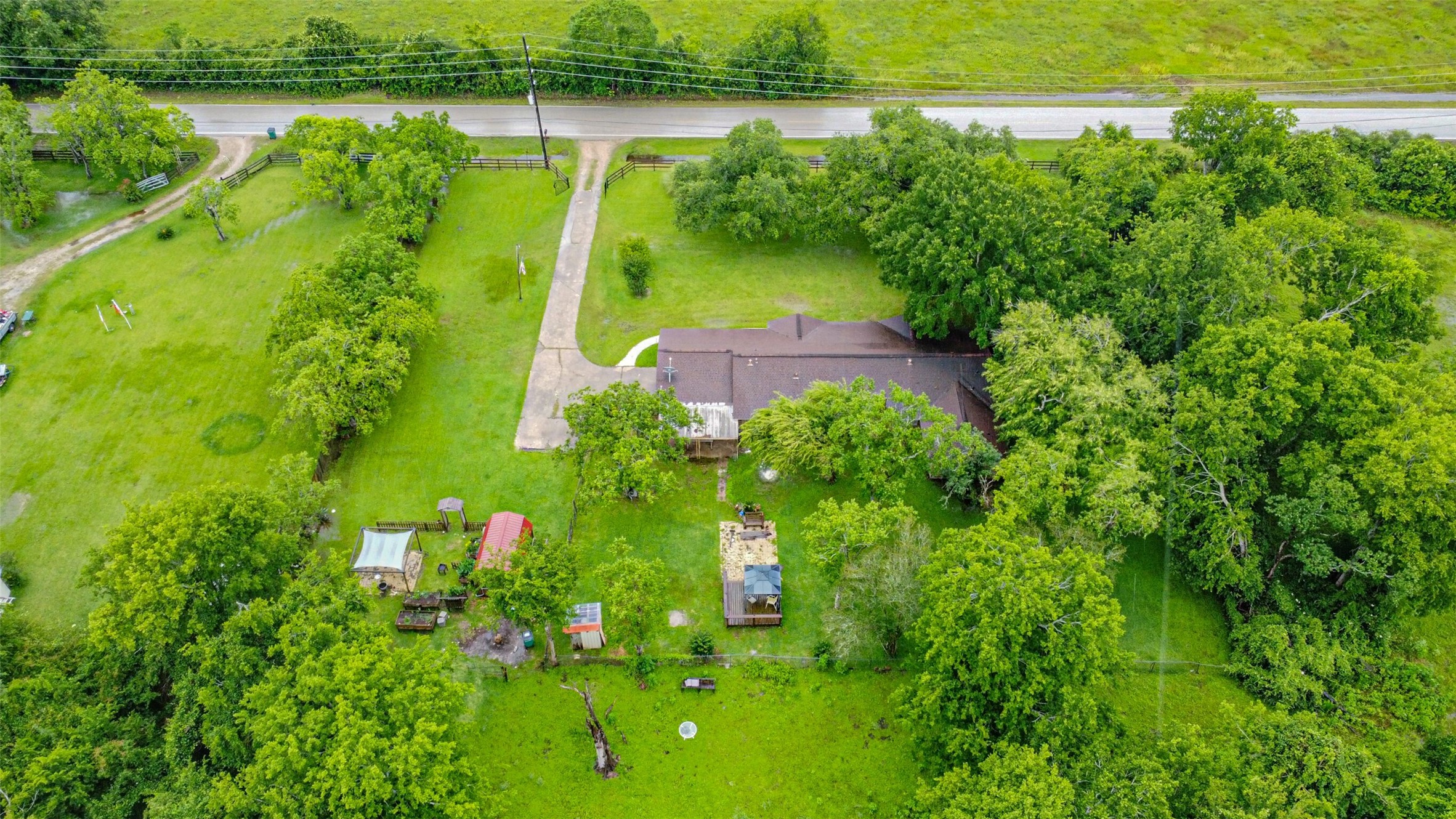 5403 Croix Road Manvel, TX 77578 - Photo 5 of 25 Aerial view of the property.