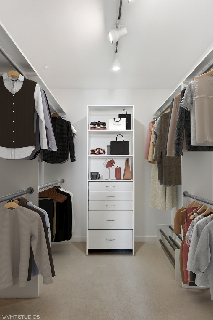 1310 North Ritchie Court, Unit 12BC Chicago, IL 60610 - Photo 24 of 38 a view of walk in closet with clothes and shoes