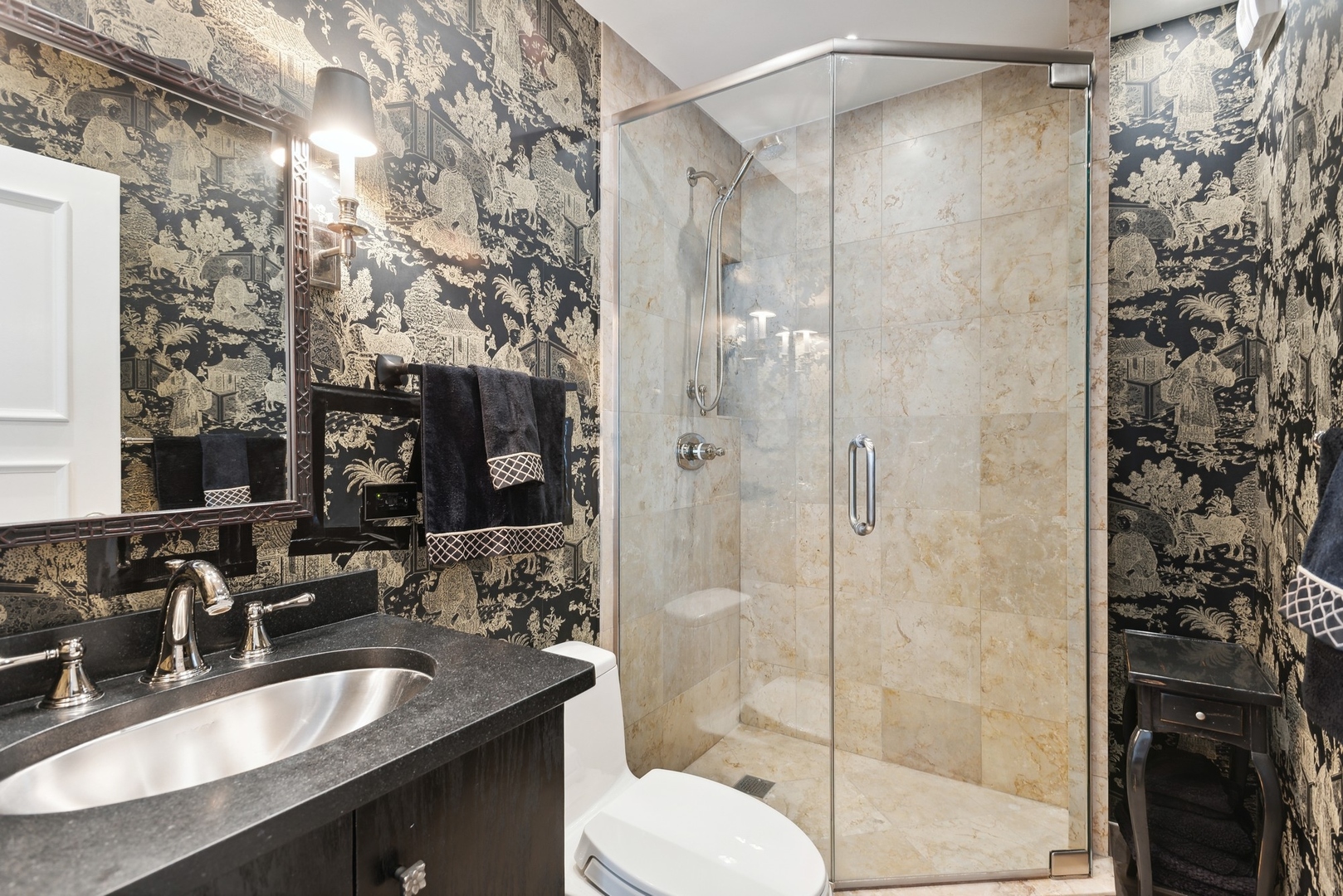 1310 North Ritchie Court, Unit 12BC Chicago, IL 60610 - Photo 26 of 38 a bathroom with a sink toilet and shower