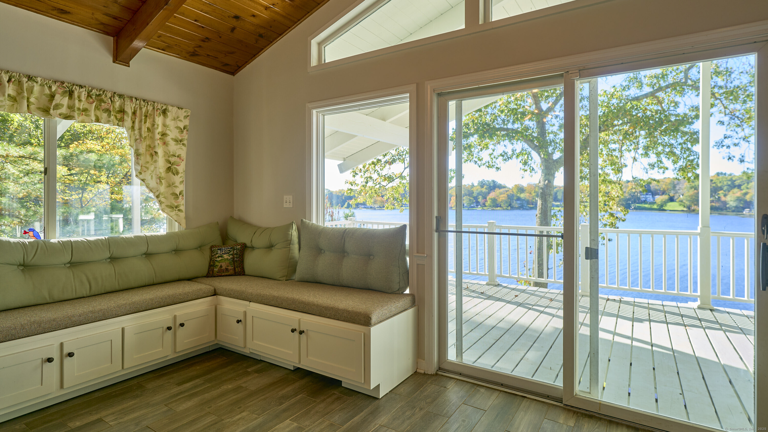 42 Dogwood Road East Haddam, CT 06469 - Photo 18 of 40 a large white kitchen with a large window