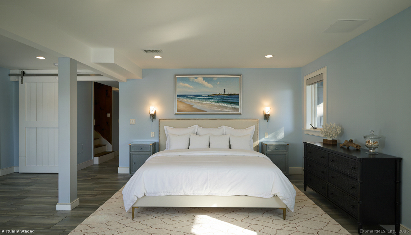 42 Dogwood Road East Haddam, CT 06469 - Photo 31 of 40 a bedroom with a bed and a lamp on dresser