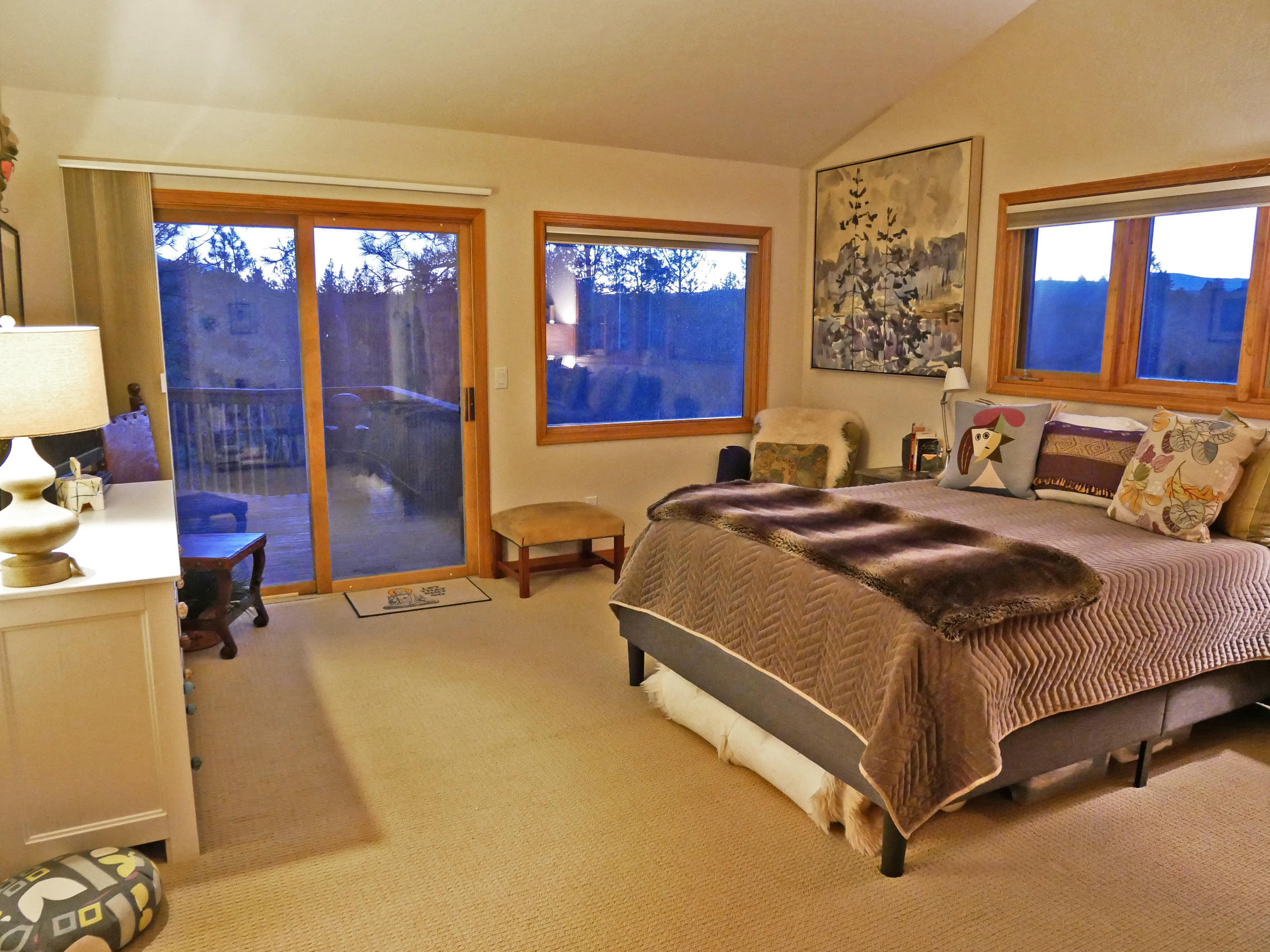 435 Juniper Road North Ridgway, CO 81432 - Photo 22 of 38 Master Bedroom Dusk