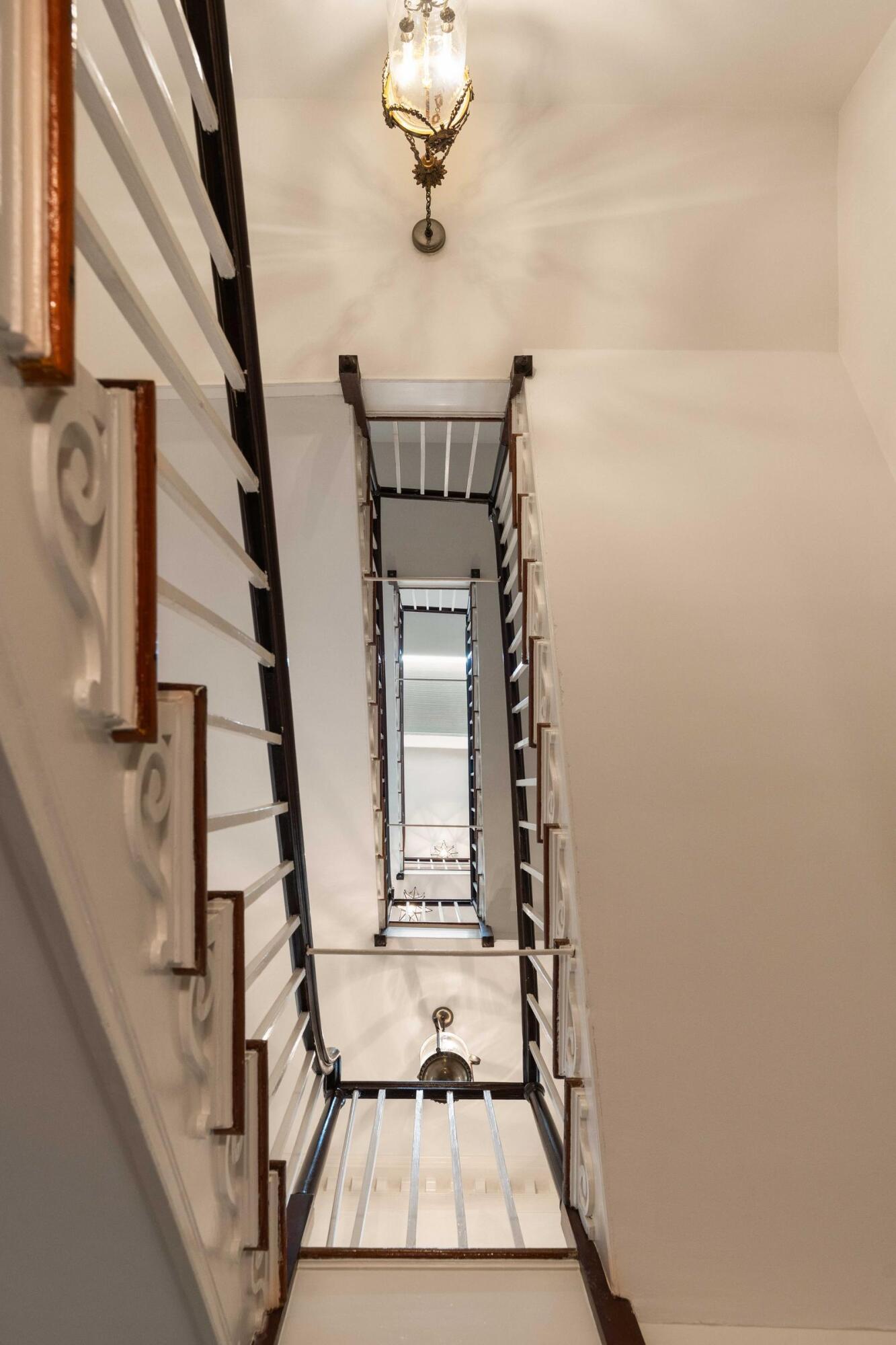 55 East Bay Street Charleston, SC 29401 - Photo 44 of 96 Original 4 Story Staircase