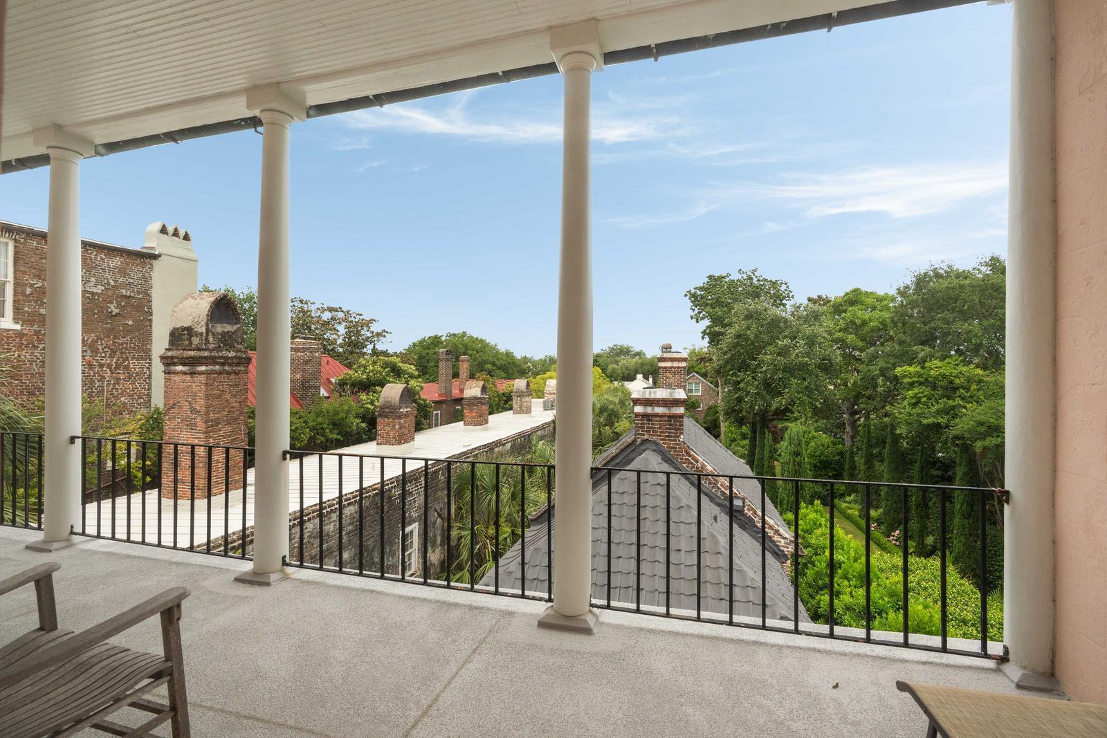 55 East Bay Street Charleston, SC 29401 - Photo 60 of 96 Third Floor West Bedroom Porch