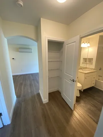 wooden floor in an empty room