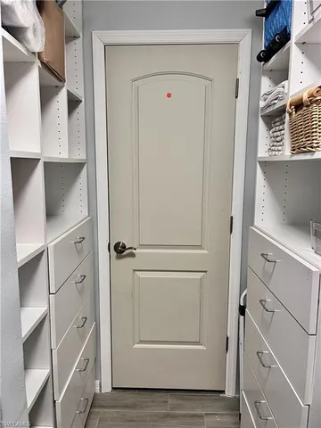 a view of walk in closet