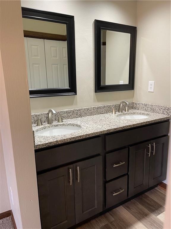 690 Adele Drive North Huntingdon, PA 15642 - Photo 20 of 25 a bathroom with double sink and a mirror