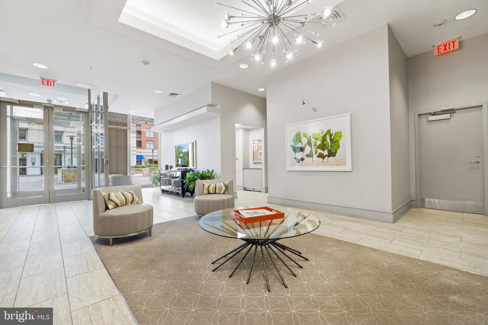 3600 South Glebe Road, Unit 327W Arlington, VA 22202 - Photo 5 of 42 Updated lobby