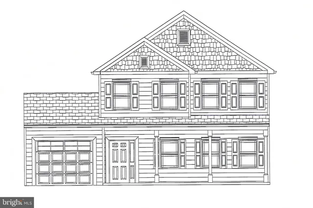 a view of a large white building