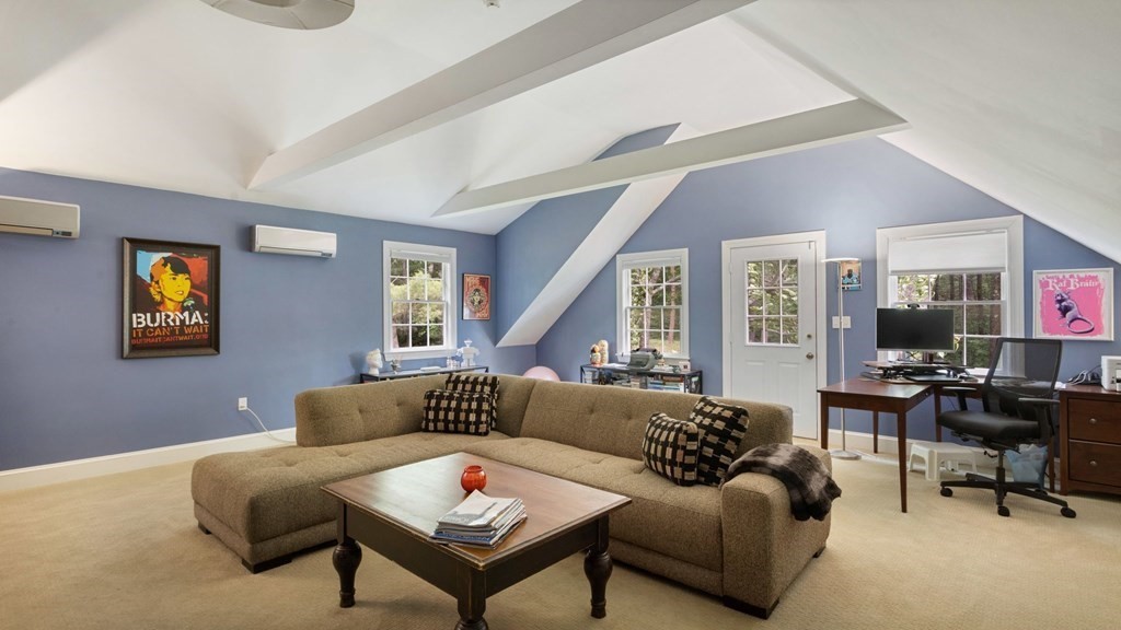 18 Pine Street Dover, MA 02030 - Photo 15 of 20 a living room with furniture and a large window