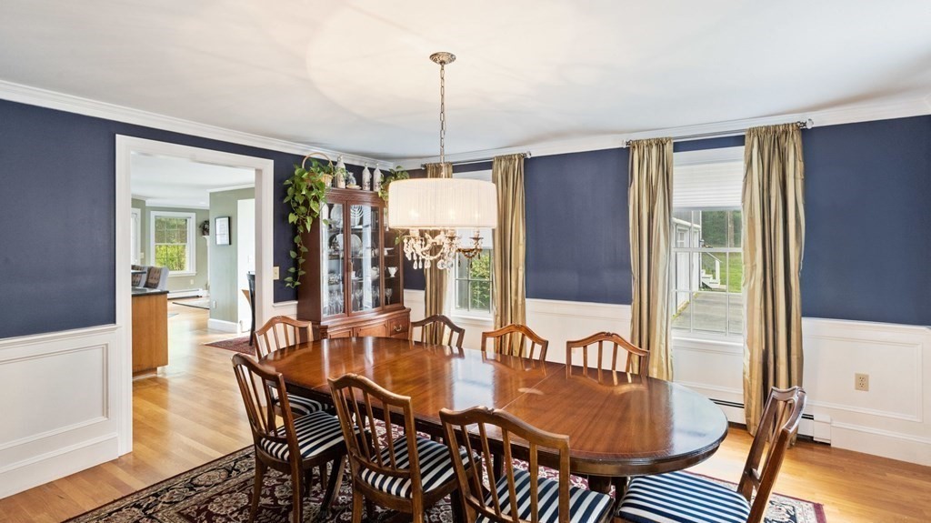 18 Pine Street Dover, MA 02030 - Photo 6 of 20 a view of a dining room with furniture window and wooden floor