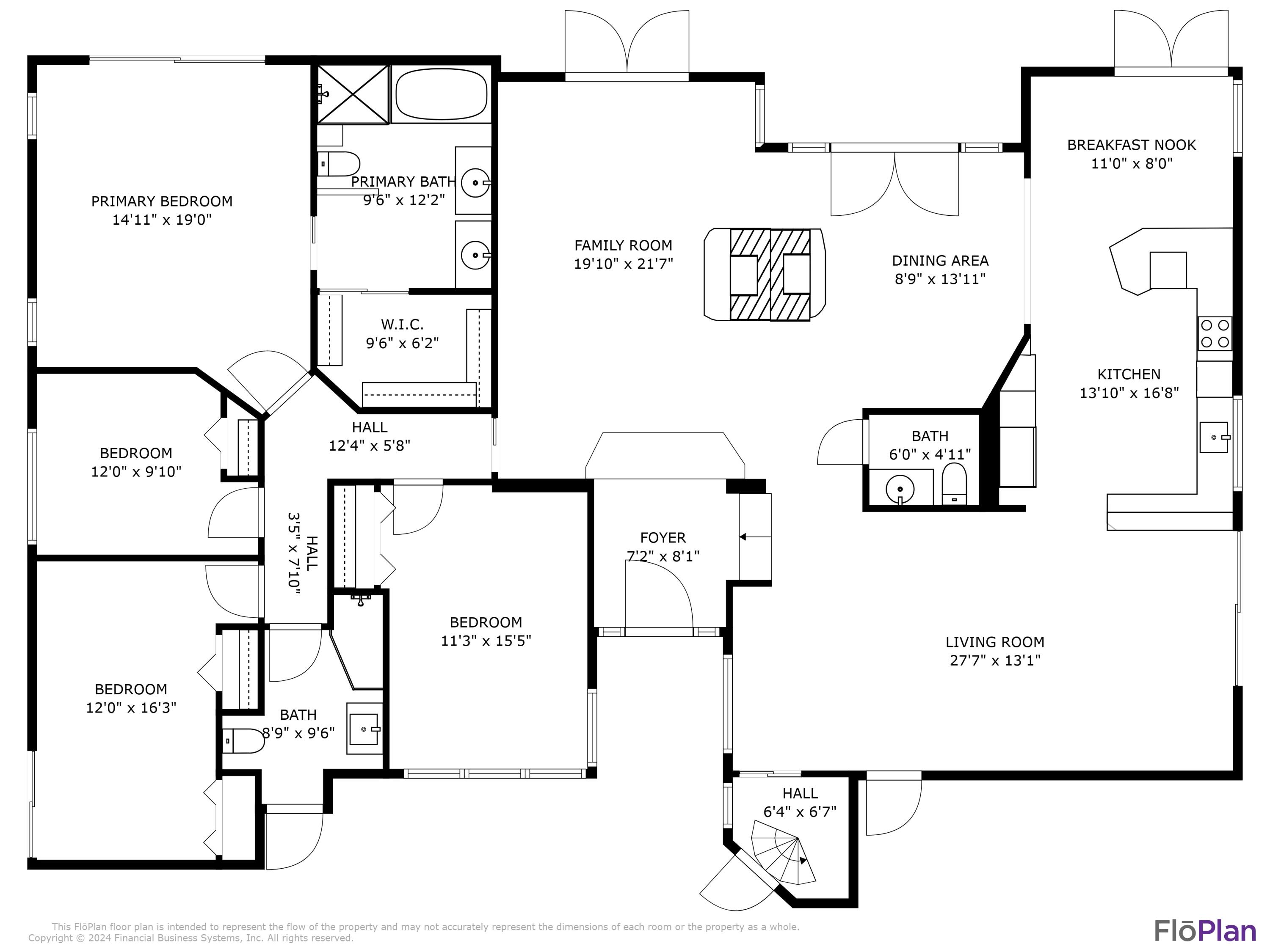 2801 Northwest 27th Avenue Boca Raton, FL 33434 - Photo 55 of 60 Downstairs dimensions