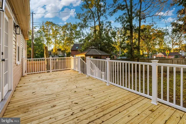 a view of a wooden floor