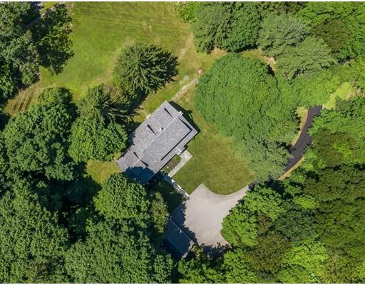 1073 Bay Road Hamilton, MA 01982 - Photo 34 of 36 an aerial view of a house with a yard