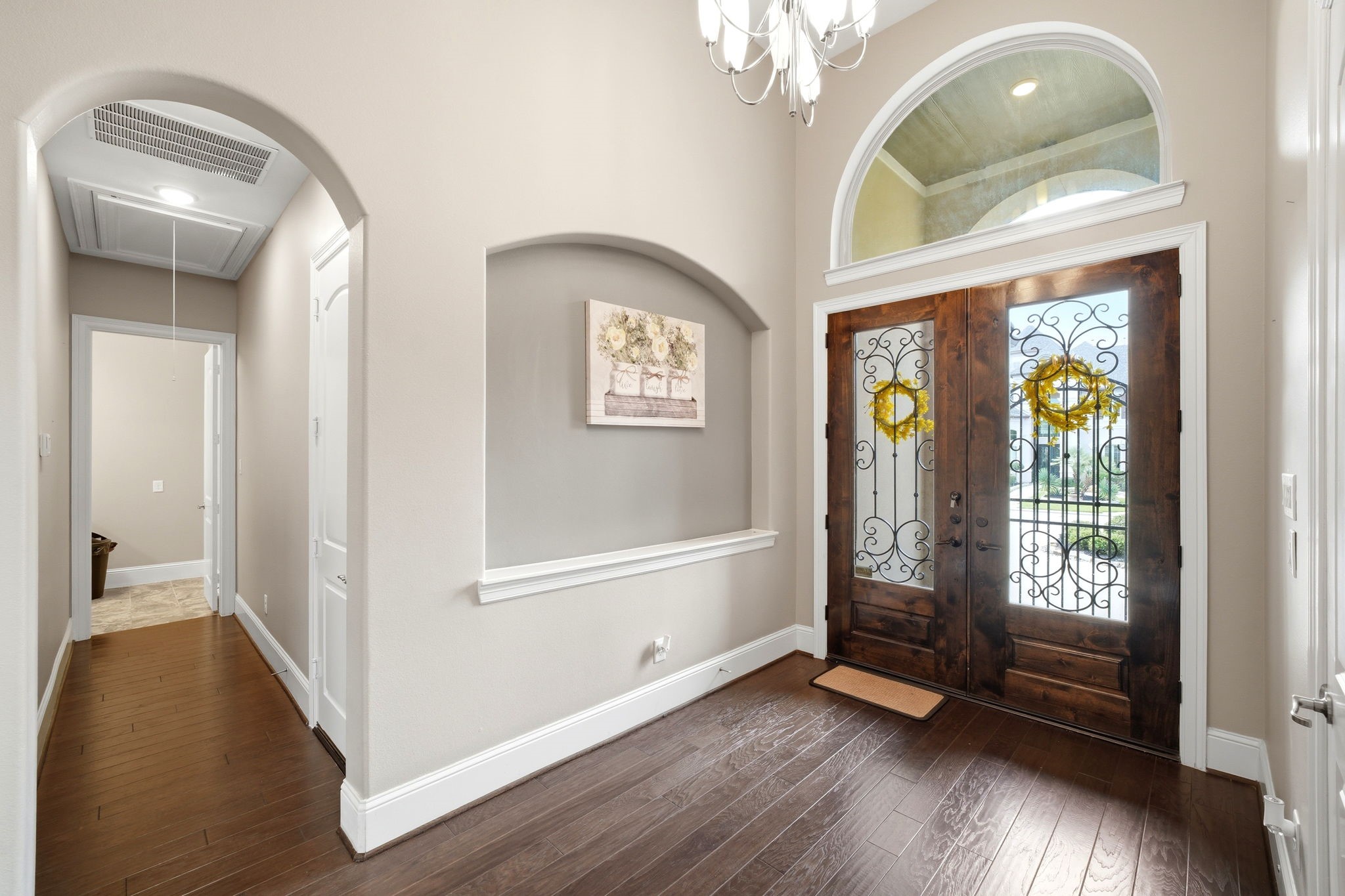 5815 Stratton Woods Drive Spring, TX 77389 - Photo 8 of 45 wooden floor in an empty room with a window