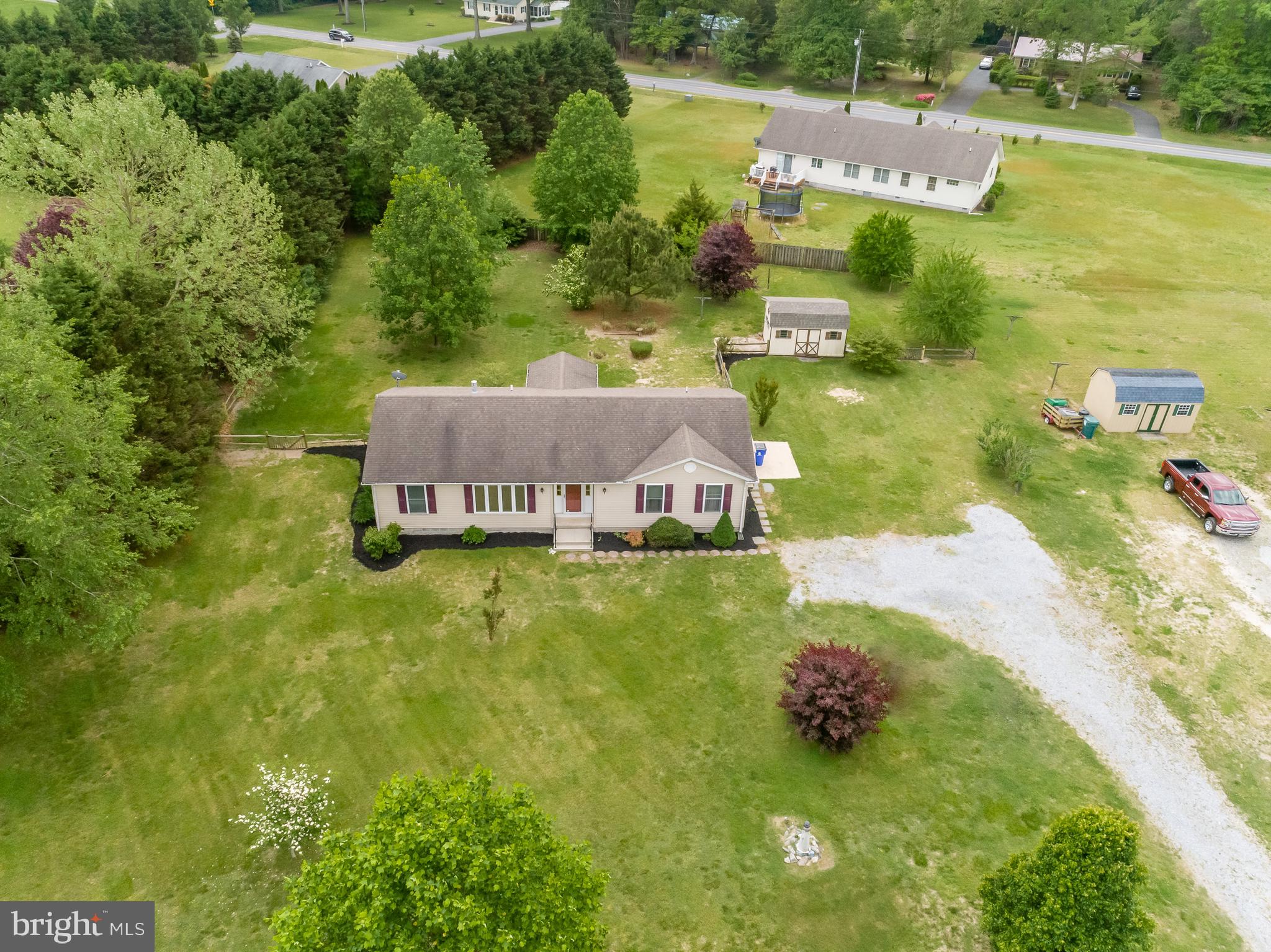 24174 Zoar Road Georgetown, DE 19947 - Photo 30 of 32 AERIAL OF PROPERTY