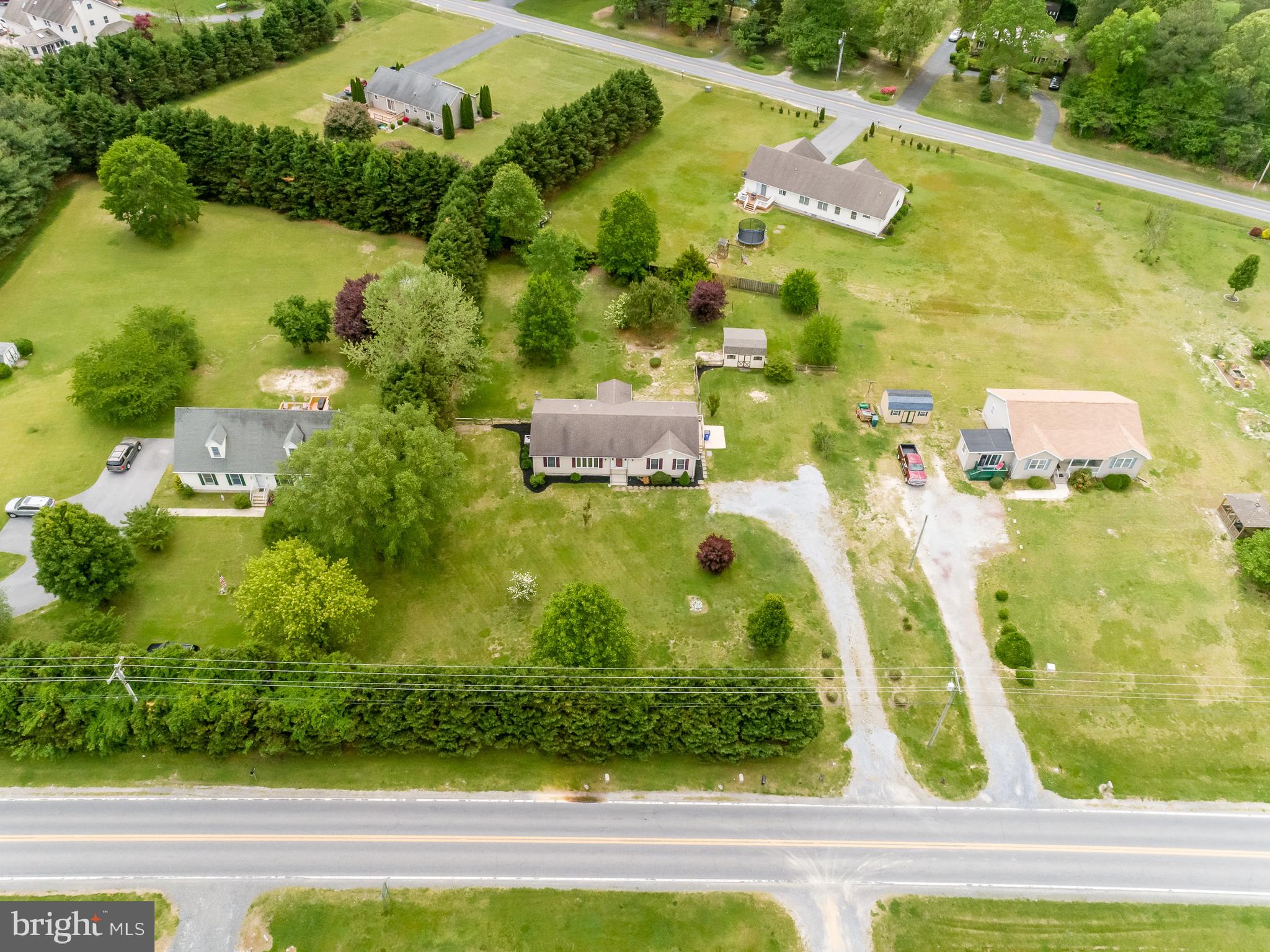 24174 Zoar Road Georgetown, DE 19947 - Photo 31 of 32 AERIAL OF PROPERTY