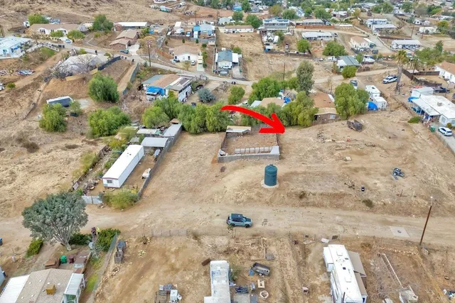 a view of a city with mountain