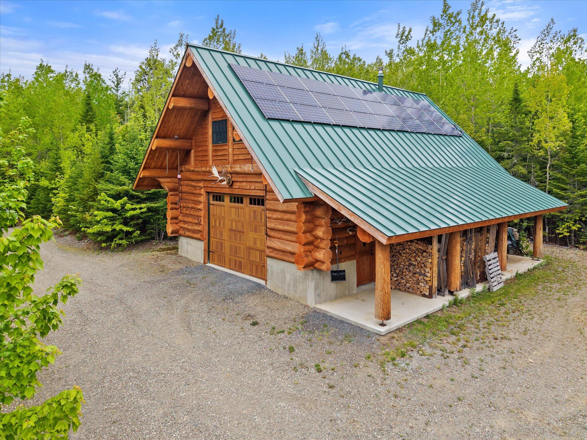 314 Atwood Pond Road Patten, ME 04765 - Photo 48 of 76 Metal Roofing-Solar Panels