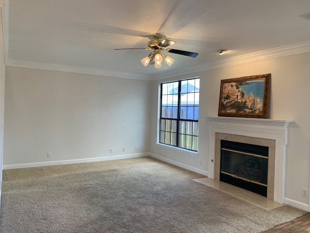618 General George Patton Road Nashville, TN 37221 - Photo 5 of 26 an empty room with windows and fireplace