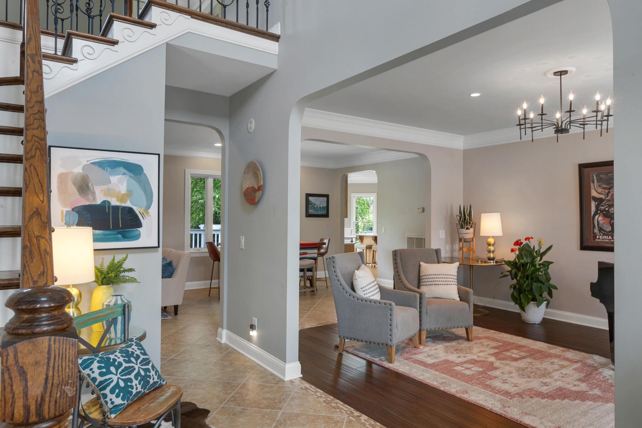 2226 Skinner Road Arrington, TN 37014 - Photo 4 of 50 (Check out the opening to the Living Room) Custom, first time on the market home!