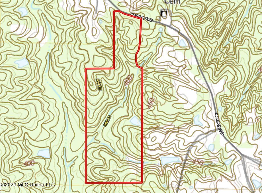 Harmony Road Crystal Springs, MS 39059 - Photo 43 of 43 topo