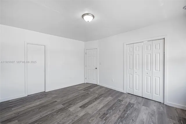 a close view of closet