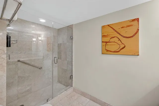 a view of a city with tall buildings