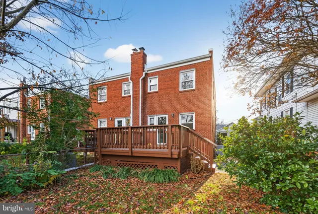a view of deck with wooden floor and fence