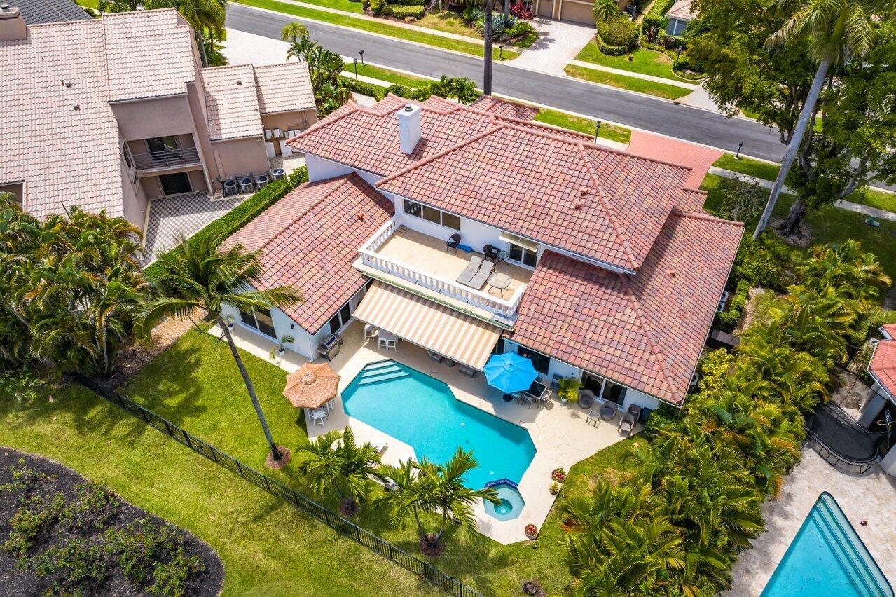 7939 Mandarin Drive Boca Raton, FL 33433 - Photo 40 of 51 aerial view of pool