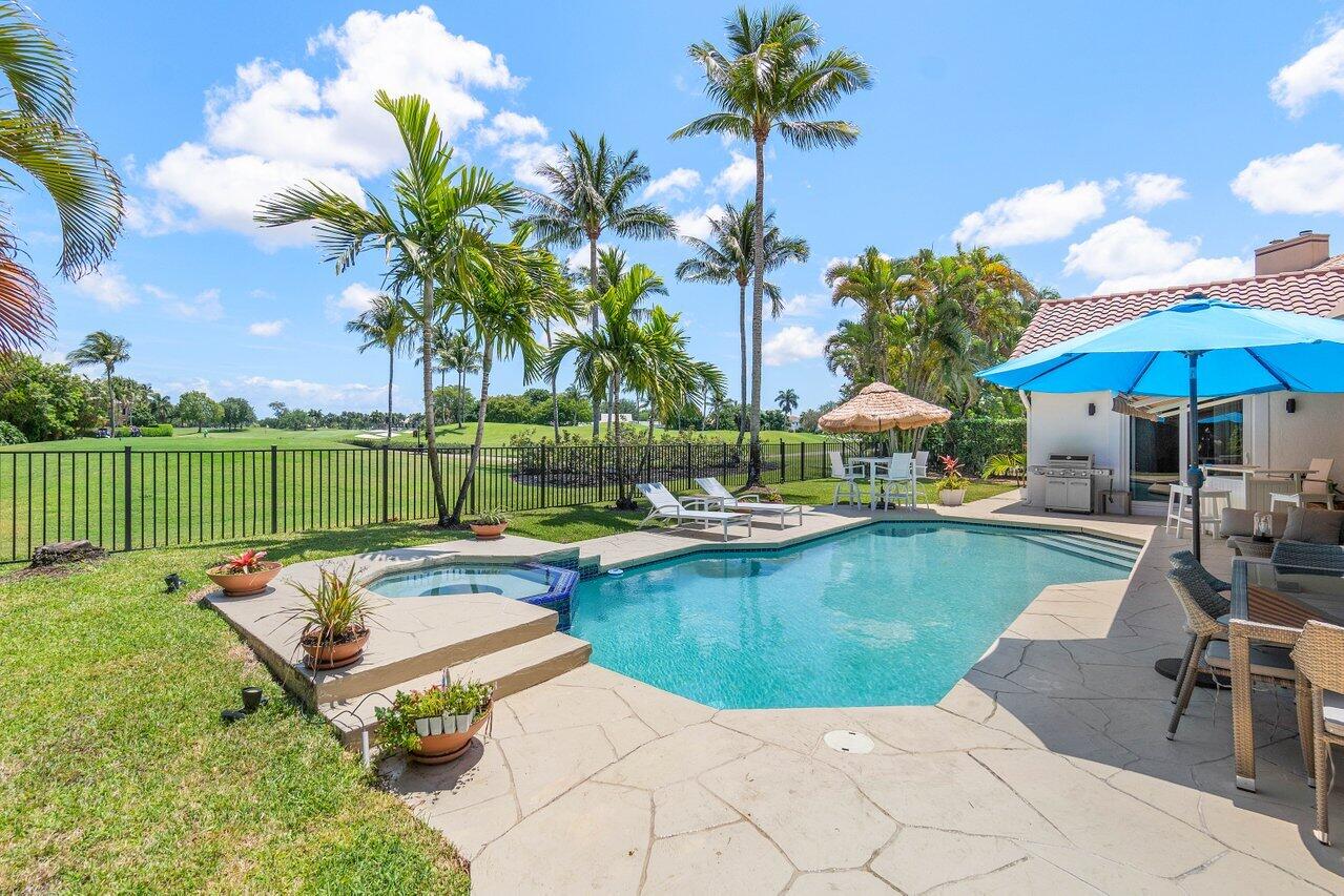 7939 Mandarin Drive Boca Raton, FL 33433 - Photo 45 of 51 pool and golf view
