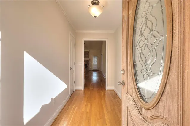 a view of a entryway