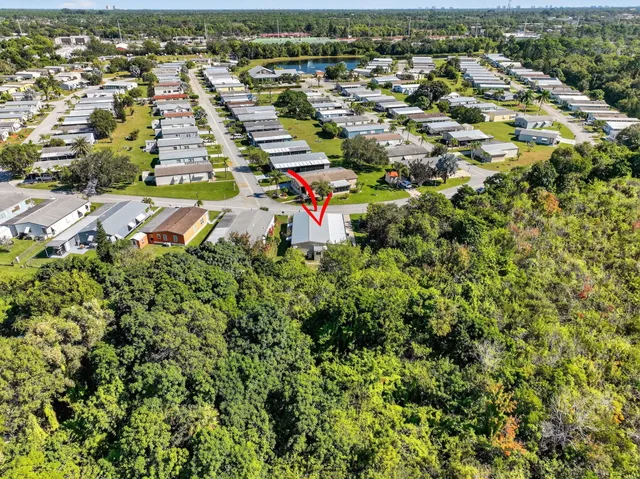 an aerial view of a city with lots of residential buildings