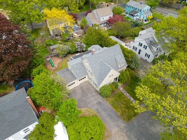 7 Carlton Road Marblehead, MA 01945 - Photo 36 of 42 an aerial view of a house with a yard basket ball court