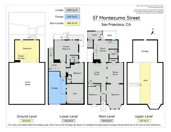 $1,495,000 | 57 Montezuma Street, San Francisco, CA 94110