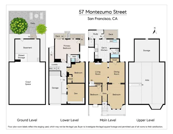 $1,495,000 | 57 Montezuma Street, San Francisco, CA 94110
