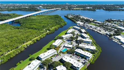 an aerial view of lake residential house with outdoor space